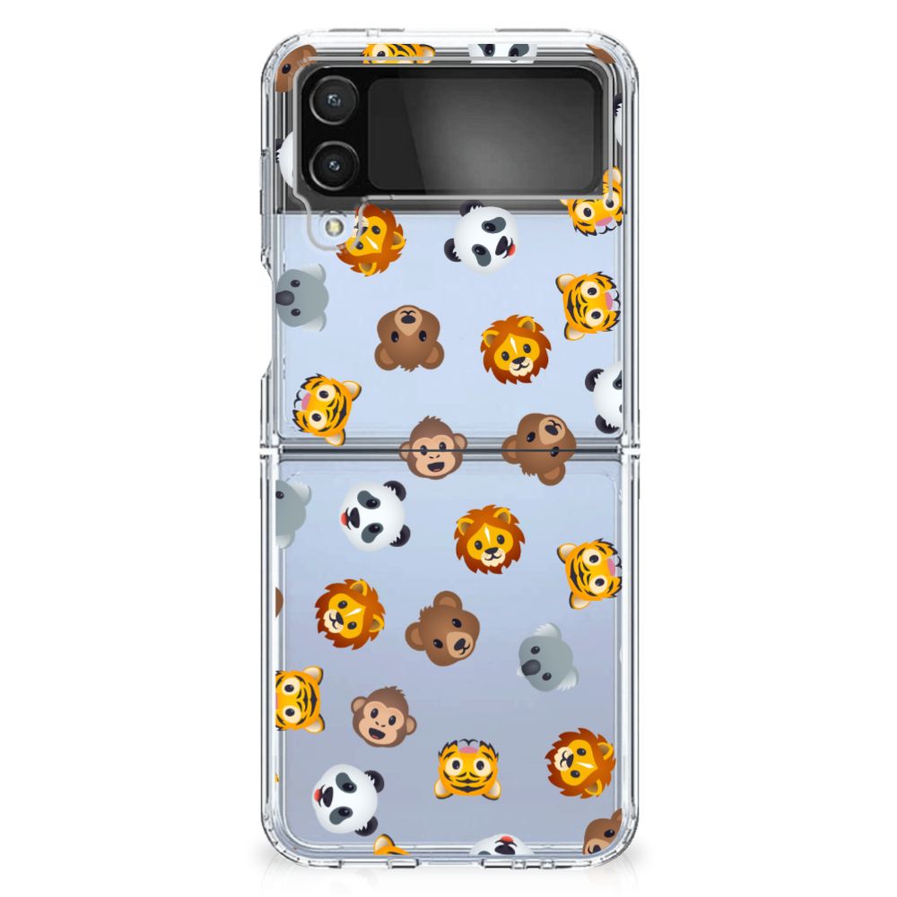 TPU bumper voor Samsung Galaxy Z Flip 4 Dieren Emojis B2C Telecom