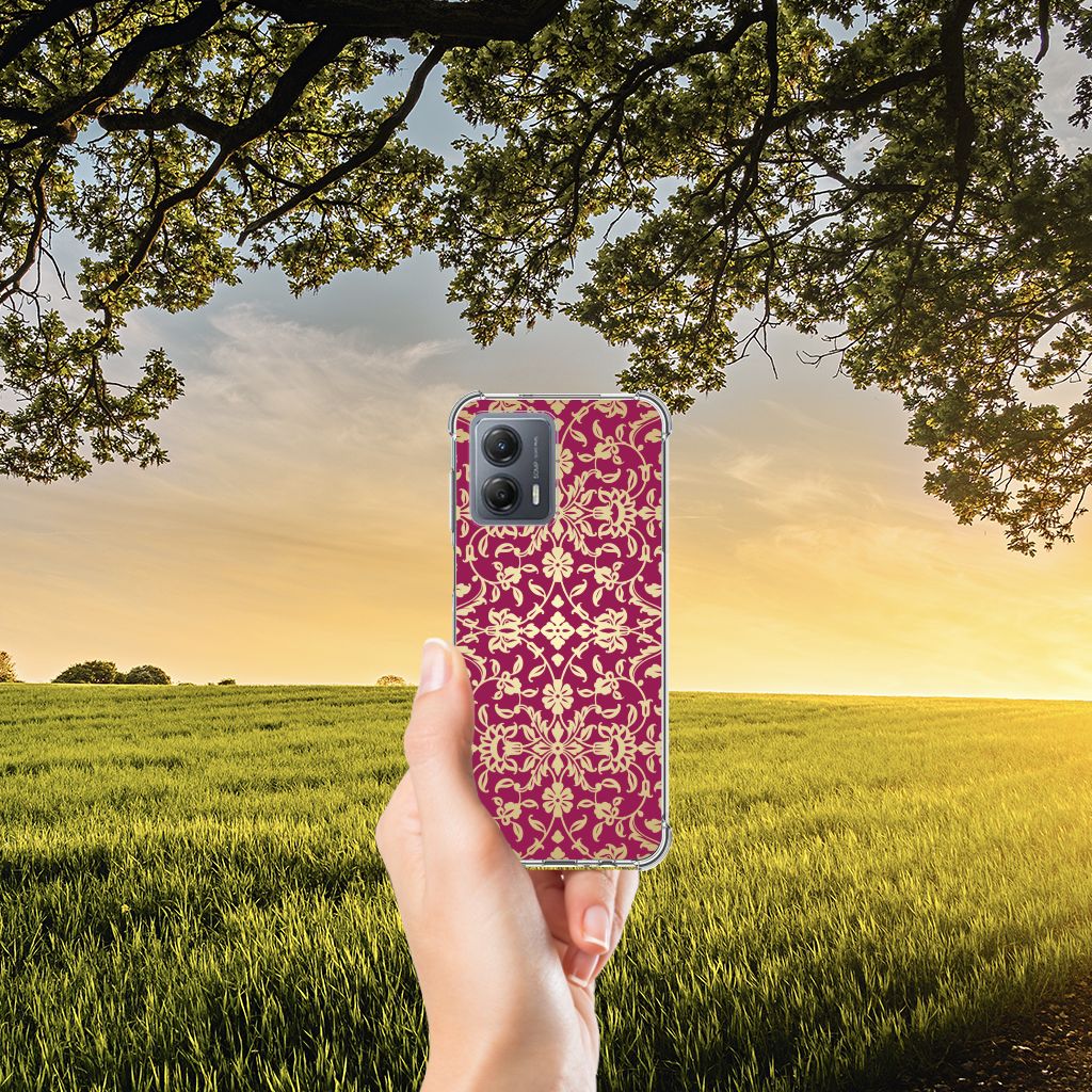 Anti Shock Case Motorola Moto G53 Barok Pink B2C Telecom