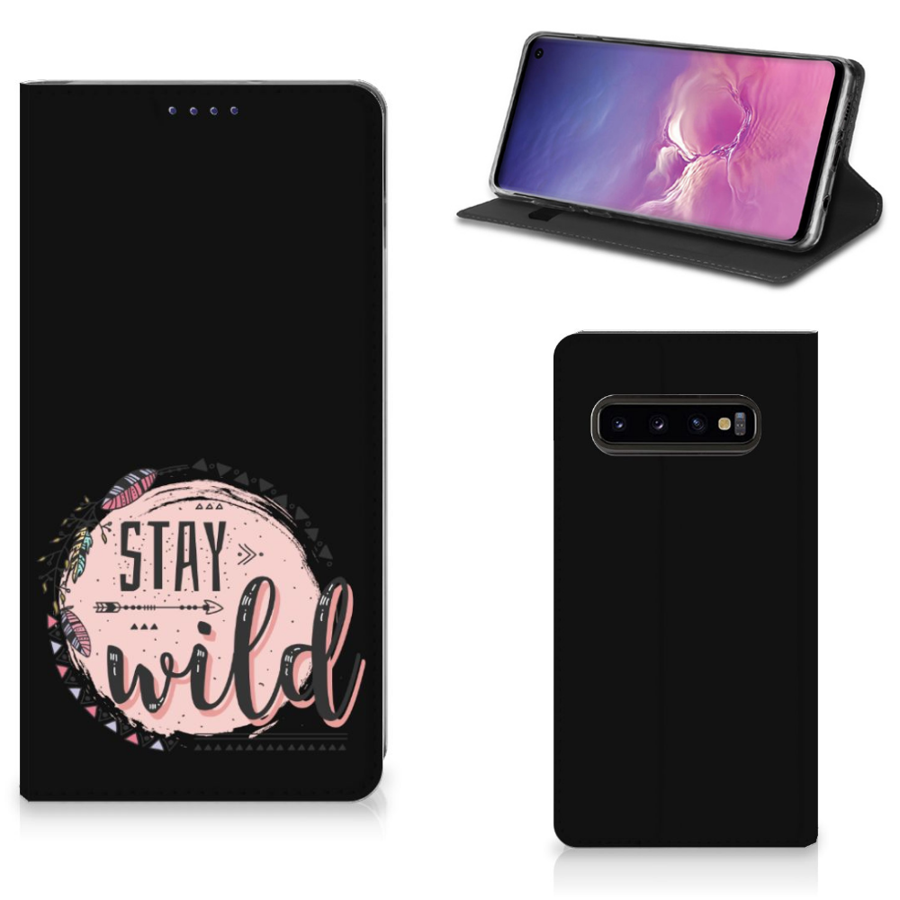 Samsung Galaxy S10 Magnet Case Boho Stay Wild