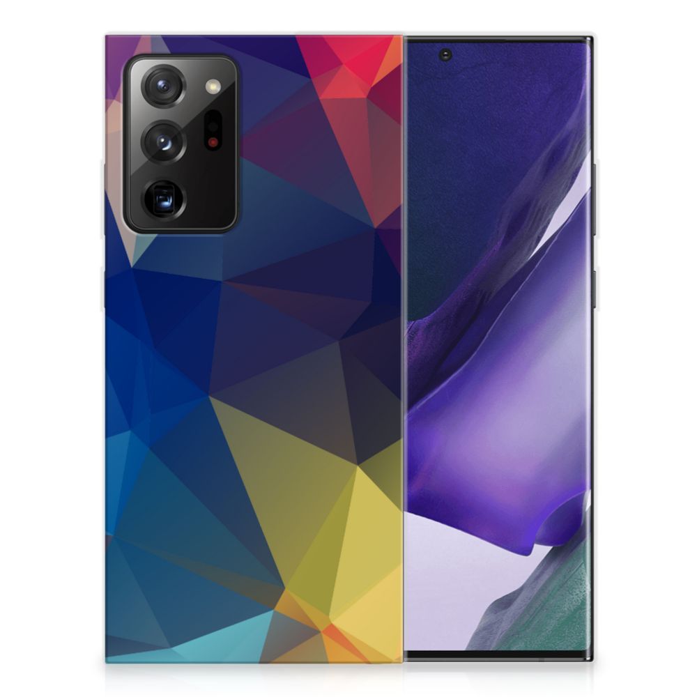 Samsung Galaxy Note20 Ultra TPU Hoesje Polygon Dark B2C Telecom