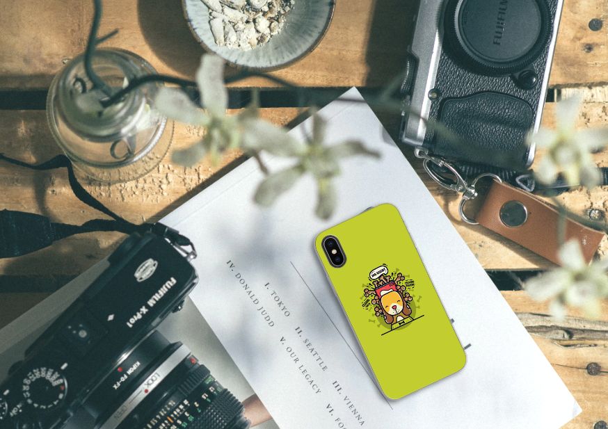 Apple iPhone X | Xs Telefoonhoesje met Naam Doggy Biscuit
