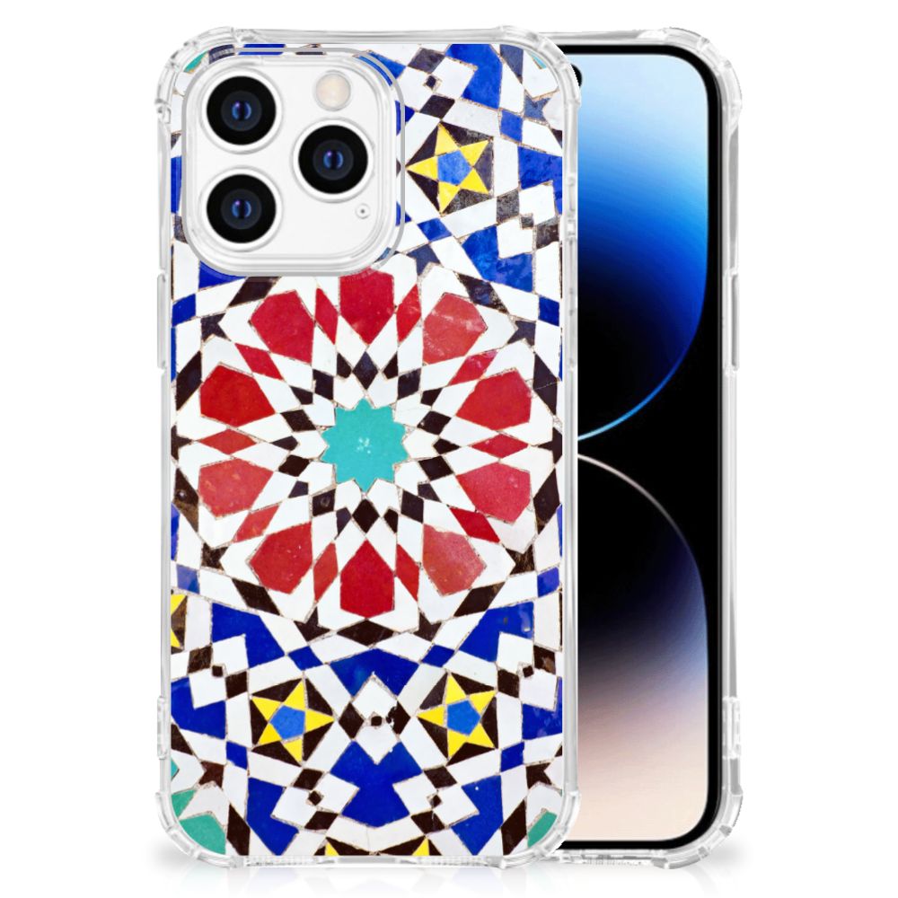 iPhone 14 Pro Anti-Shock Hoesje Mozaïek B2C Telecom