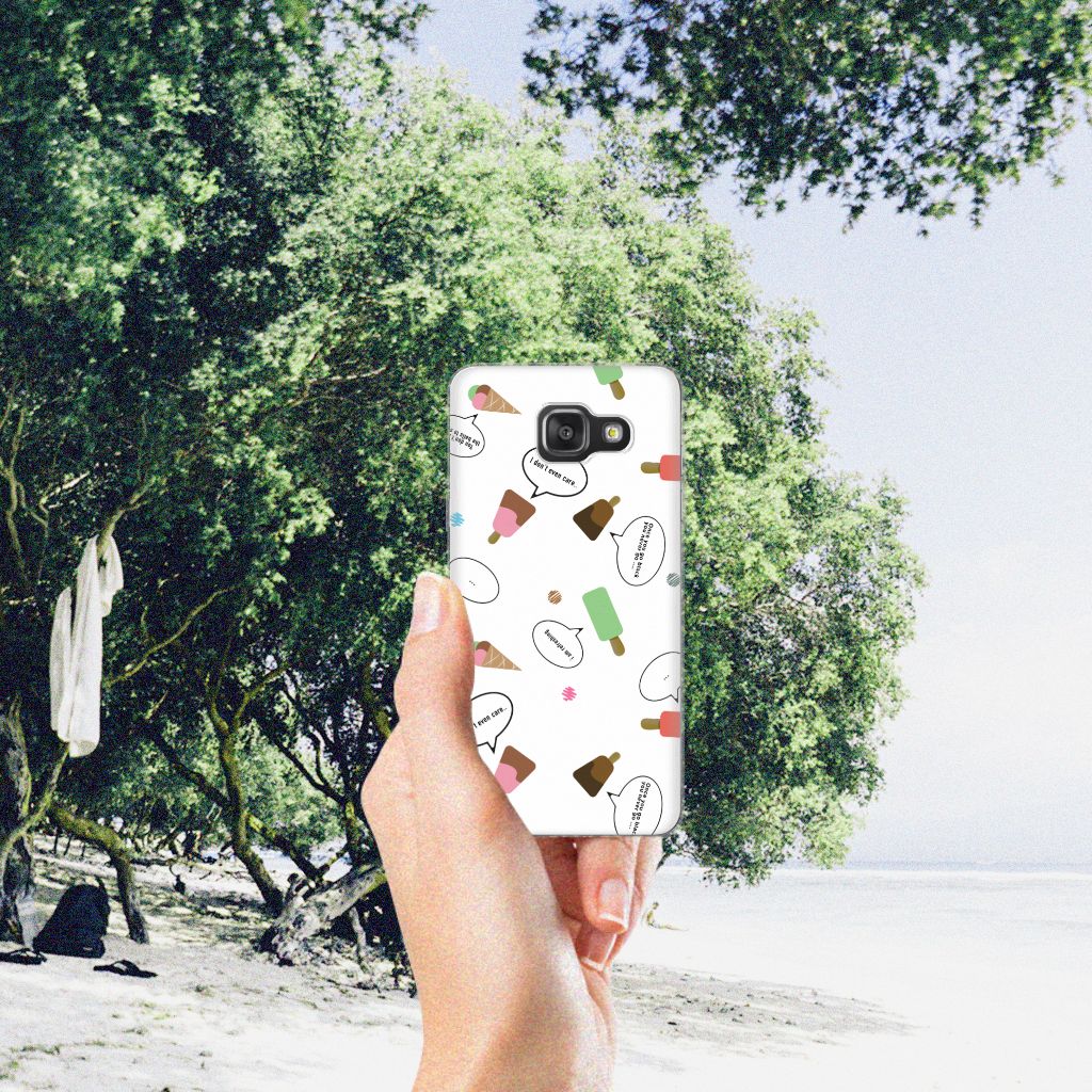 Samsung Galaxy A3 2016 Siliconen Case IJsjes