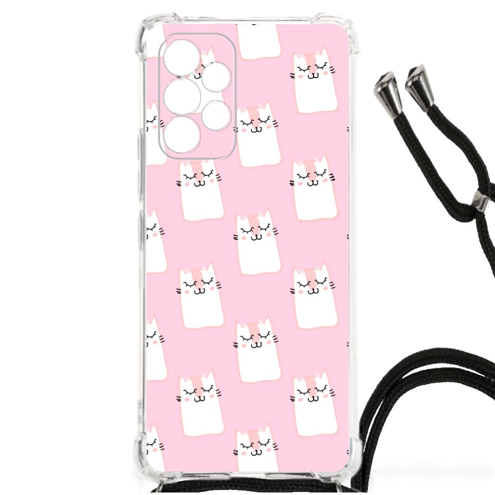 Samsung Galaxy A53 Case Anti-shock Sleeping Cats