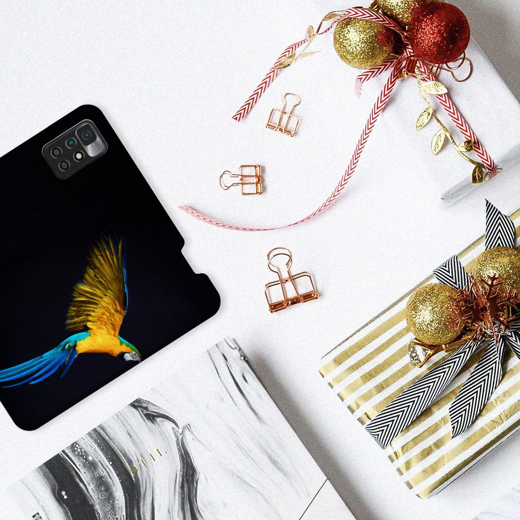 Xiaomi Redmi 10 Hoesje maken Papegaai - B2C Telecom
