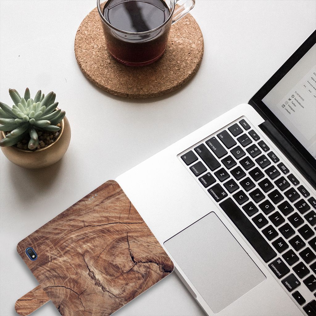Samsung Galaxy A10 Book Style Case Tree Trunk