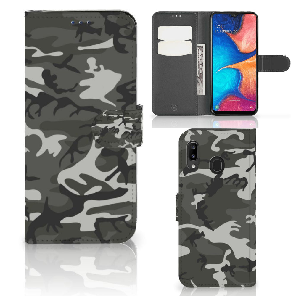 Samsung Galaxy A30 Telefoon Hoesje Army Light