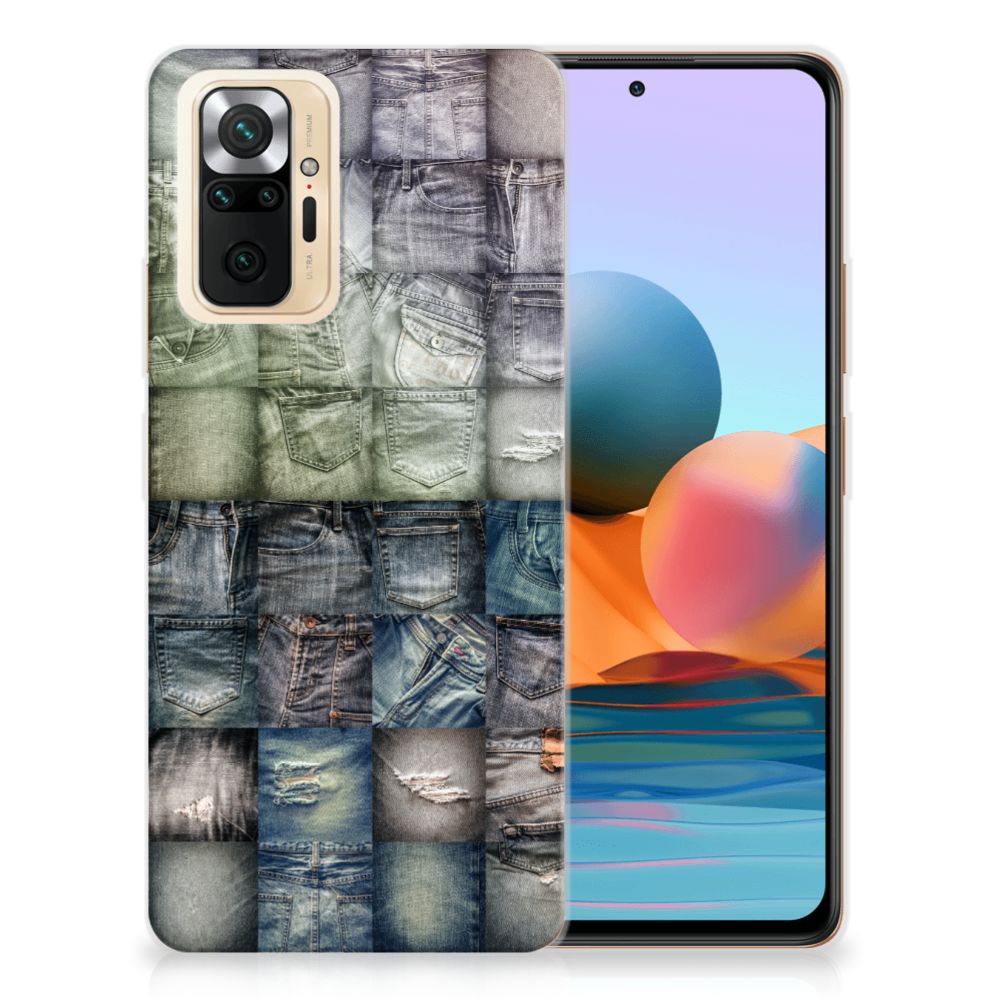 Silicone Back Cover Xiaomi Redmi Note 10 Pro Spijkerbroeken B2C Telecom
