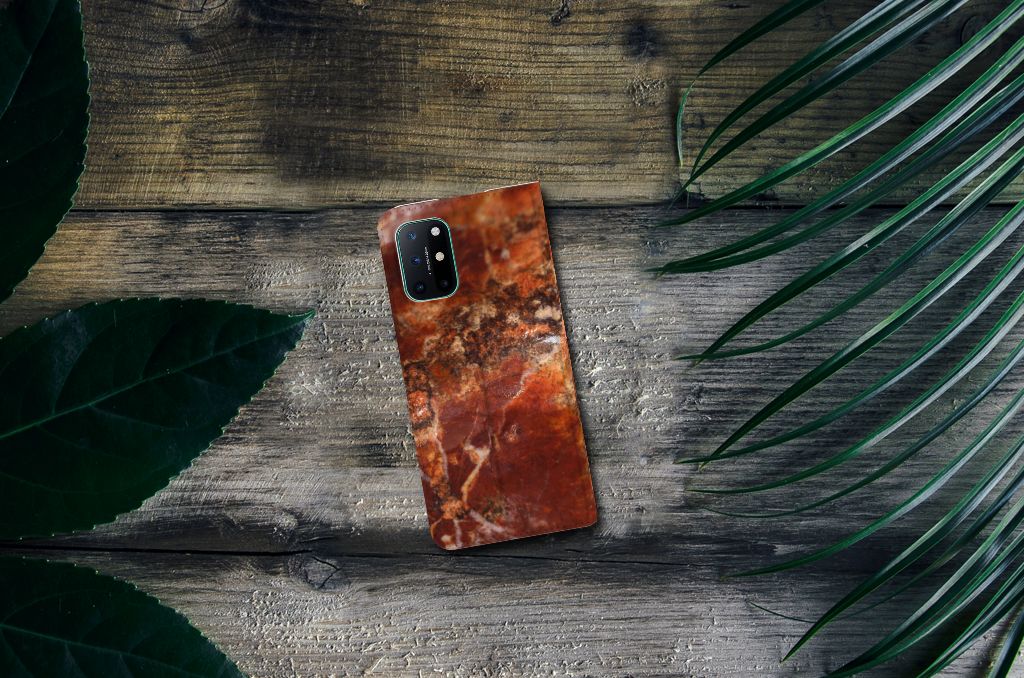 OnePlus 8T Standcase Marmer Bruin - B2C Telecom