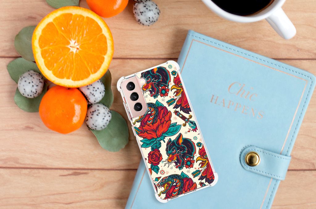 Anti-shock Hoesje met foto voor Samsung Galaxy S21 FE Old Skool B2C Telecom