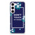 Samsung Galaxy S23 Silicone-hoesje Flowers Blue DTMP B2C Telecom