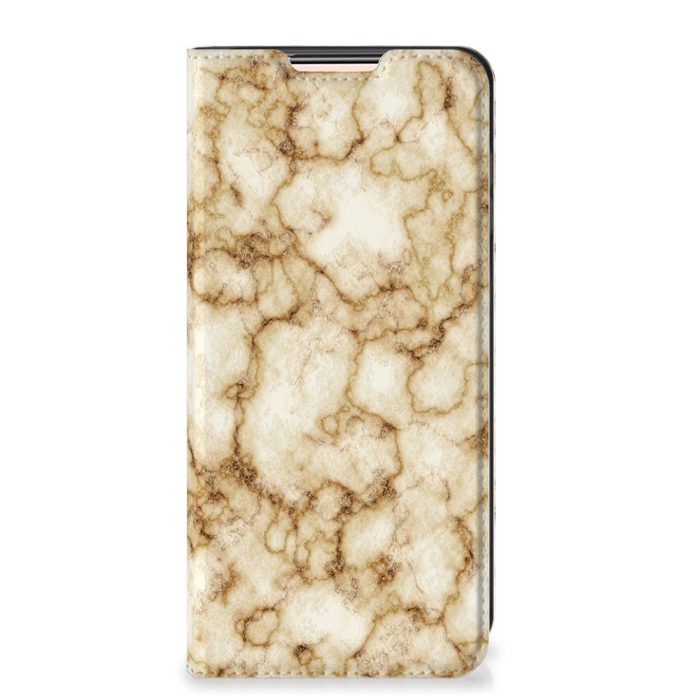 Xiaomi Redmi Note 10/10T 5G | Poco M3 Pro Standcase Marmer Goud - B2C Telecom