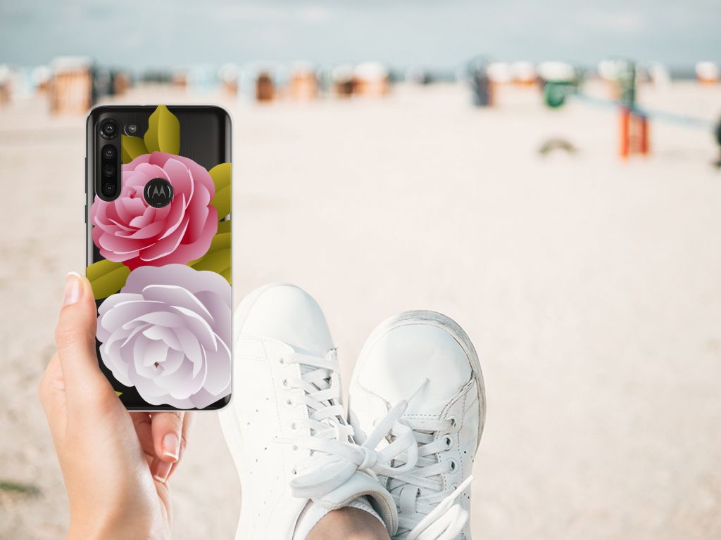 Motorola Moto G8 Power TPU Case Roses B2C Telecom