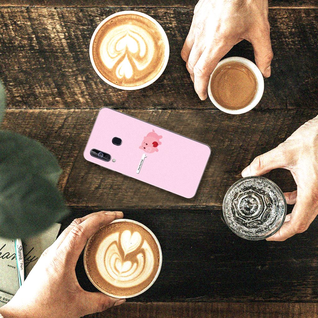 Samsung Galaxy A60 Telefoonhoesje met Naam Pig Mud