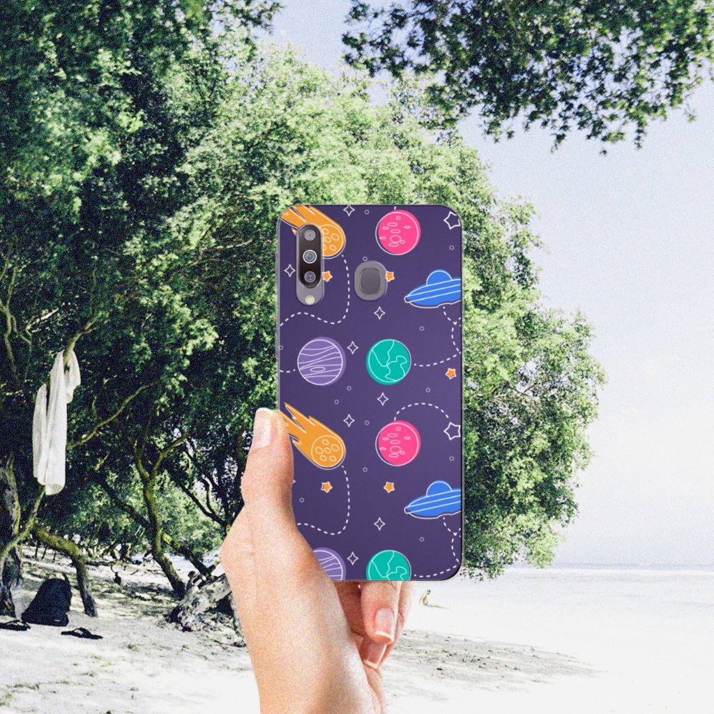 Samsung Galaxy M30 Silicone Back Cover Space