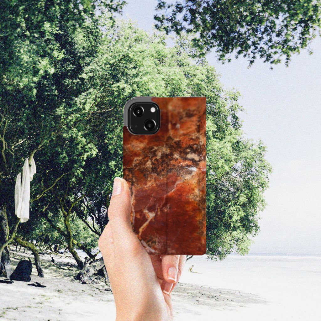 iPhone 13 Standcase Marmer Bruin