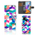 Samsung Galaxy A21s Book Case Blokken Kleurrijk
