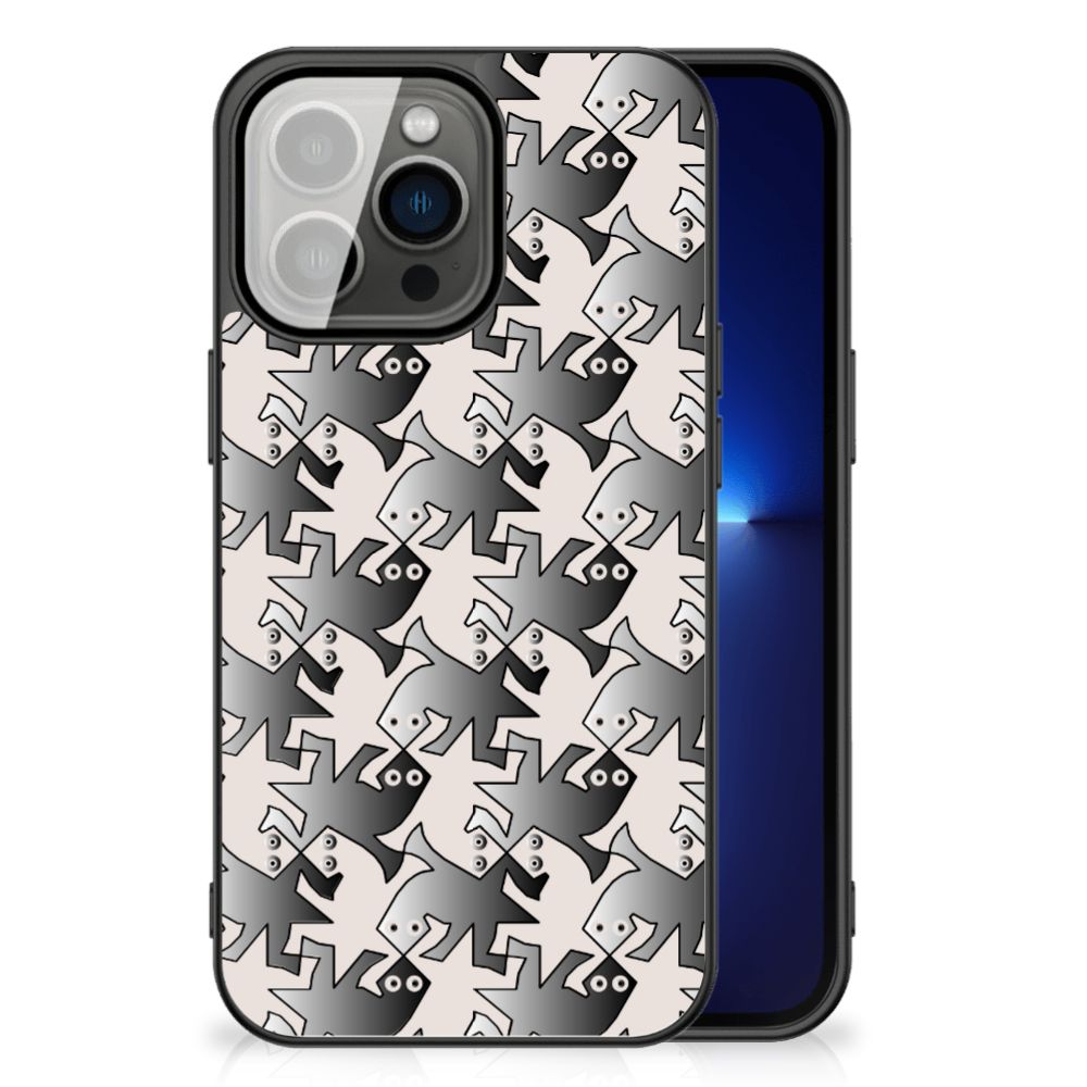 iPhone 13 Pro Dierenprint Telefoonhoesje Salamander Grey B2C Telecom