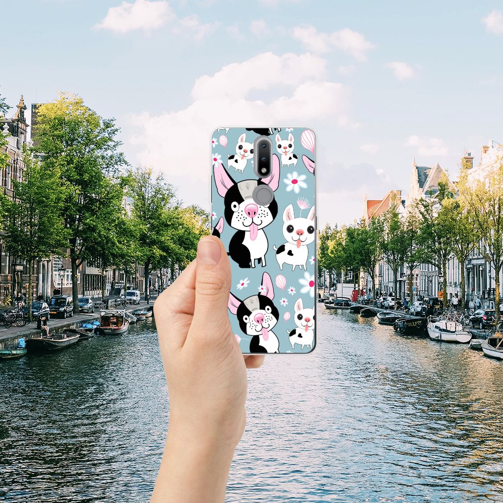 Nokia 2.4 TPU Hoesje Hondjes