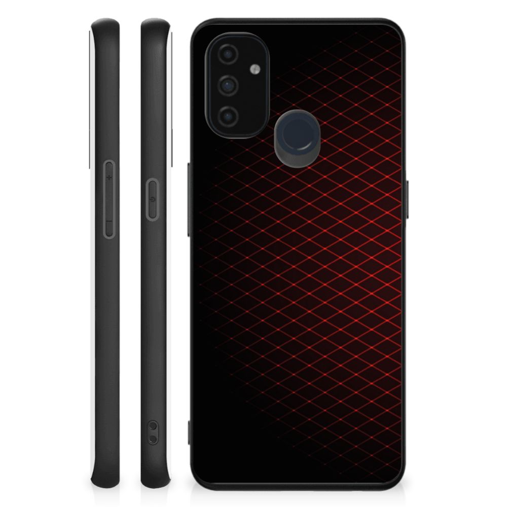 OnePlus Nord N100 Back Case Geruit Rood B2C Telecom