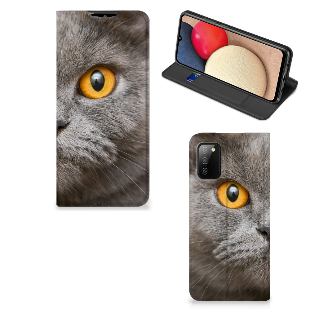 Hoesje maken Samsung Galaxy M02s | A02s Britse Korthaar