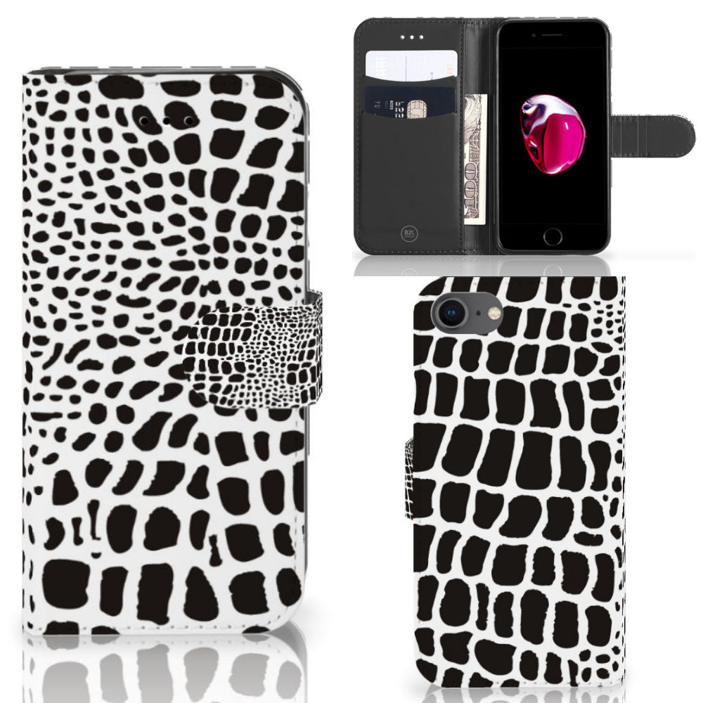 iPhone 7 | 8 | SE (2020) | SE (2022) Telefoonhoesje met Pasjes Slangenprint