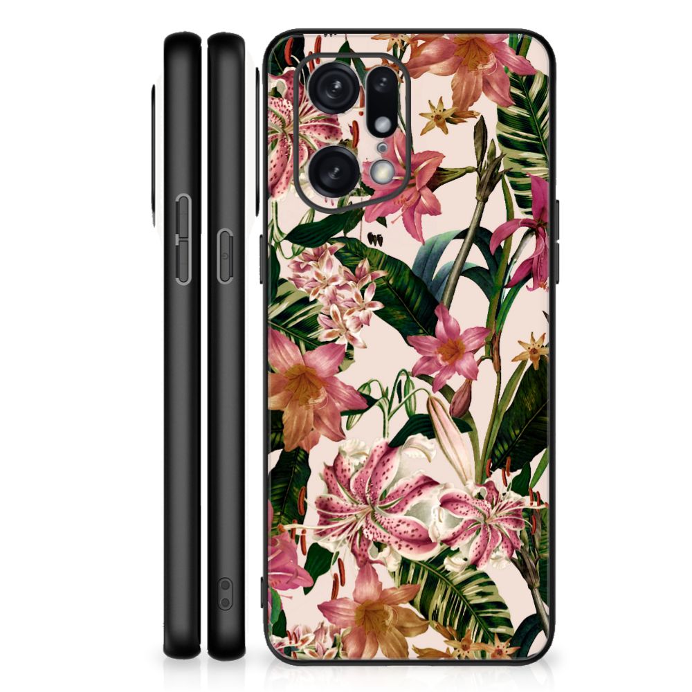 OPPO Find X5 Pro Bloemen Hoesje Flowers B2C Telecom