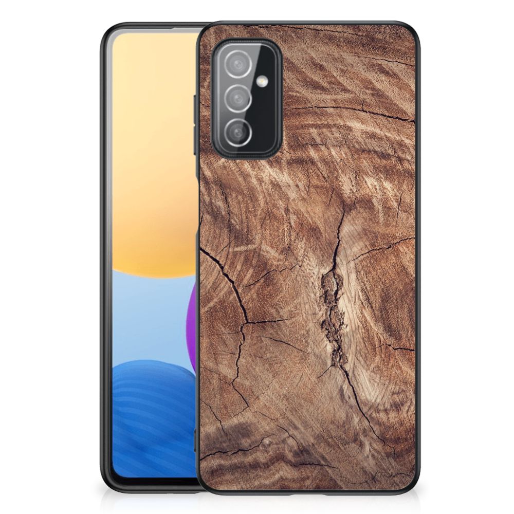 Samsung Galaxy M52 Houten Print Telefoonhoesje Tree Trunk B2C Telecom