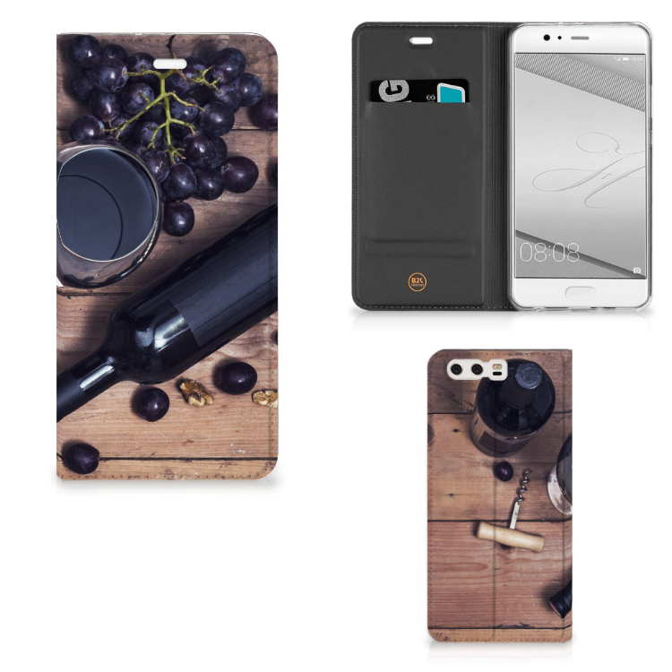 Huawei P10 Plus Flip Style Cover Wijn
