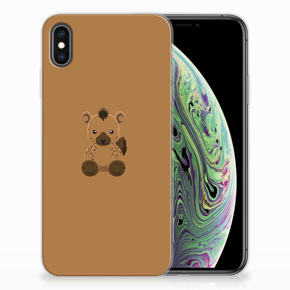 Apple iPhone Xs Max Telefoonhoesje met Naam Baby Hyena