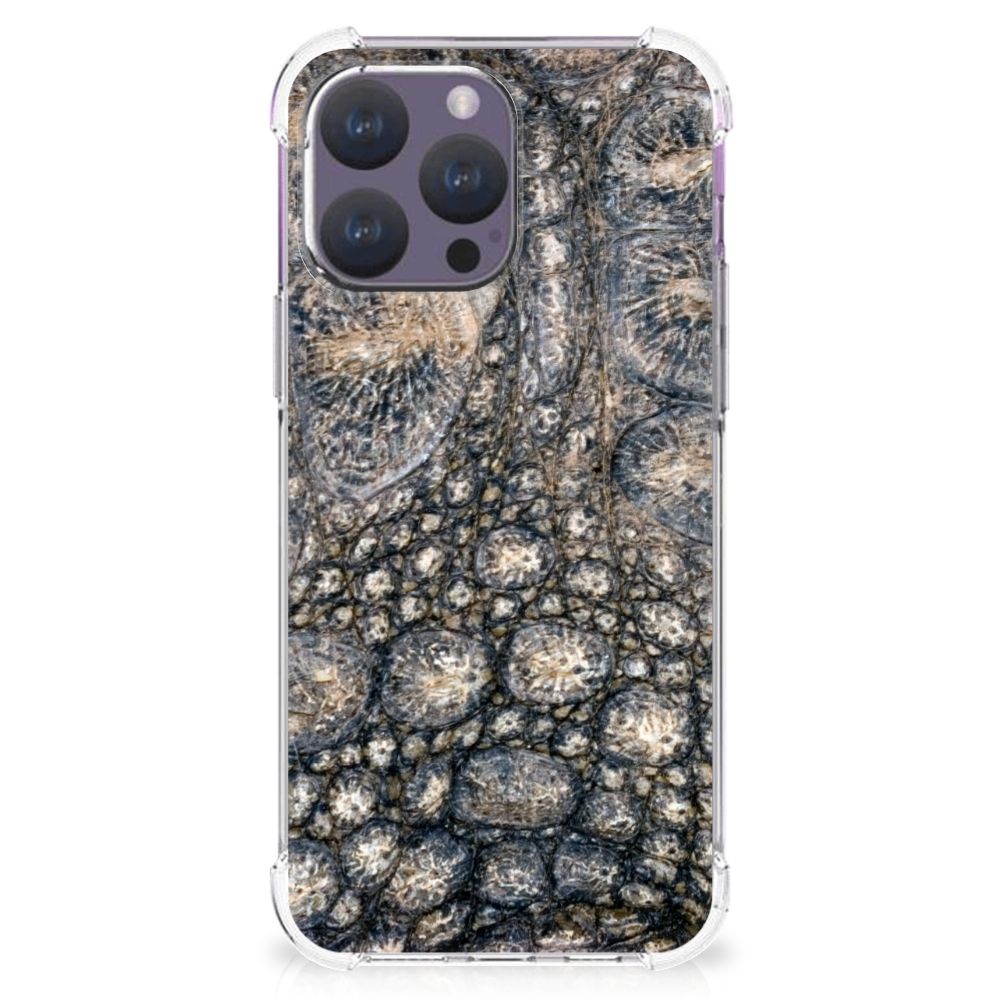 iPhone 15 Pro Max Case Anti-shock Krokodillenprint