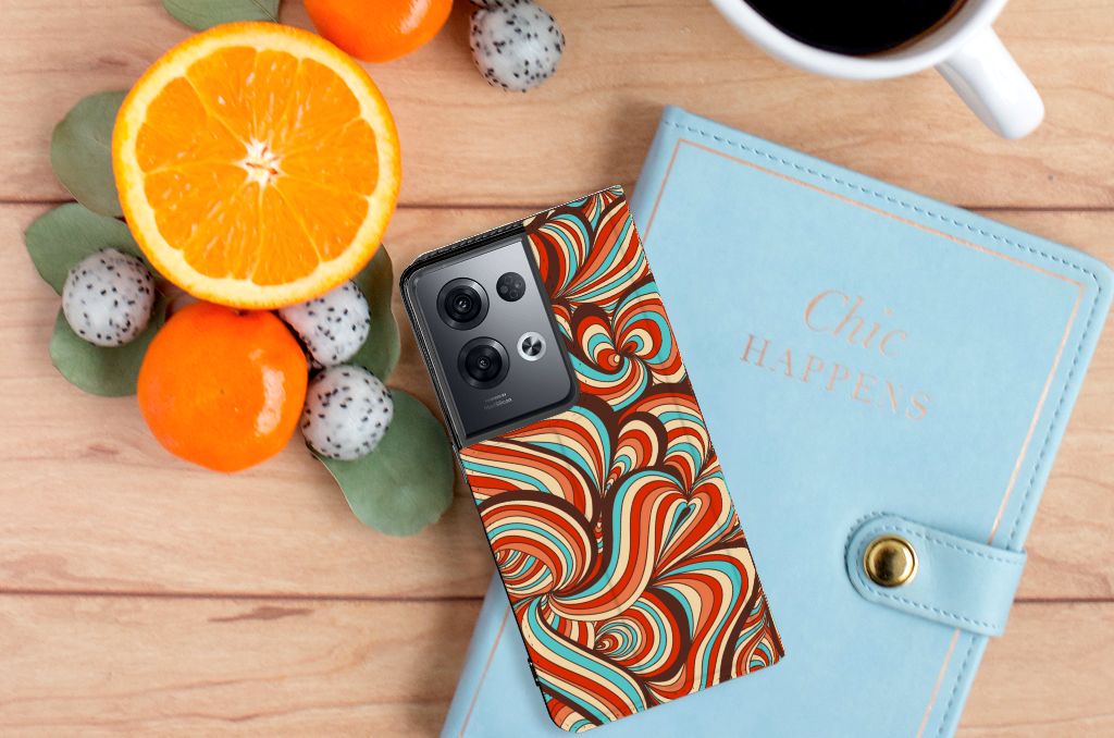 OPPO Reno8 Pro Bookcase Retro - B2C Telecom