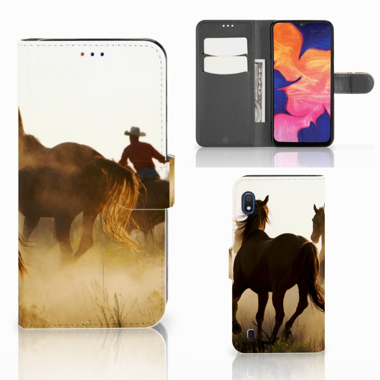 Samsung Galaxy A10 Telefoonhoesje met Pasjes Design Cowboy