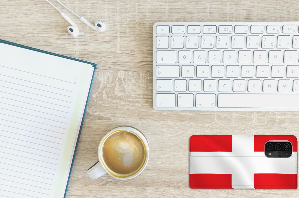 OPPO A54 5G | A74 5G | A93 5G Standcase Denemarken - B2C Telecom