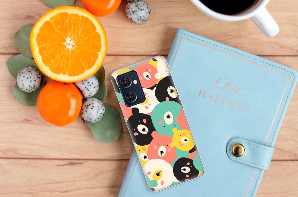 OPPO Reno 7 5G | Find X5 Lite Telefoonhoesje met Naam Bears B2C Telecom