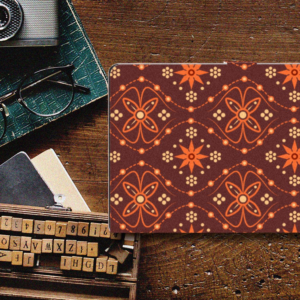 Lenovo Tab P11 | P11 Plus Tablet Hoes Batik Brown