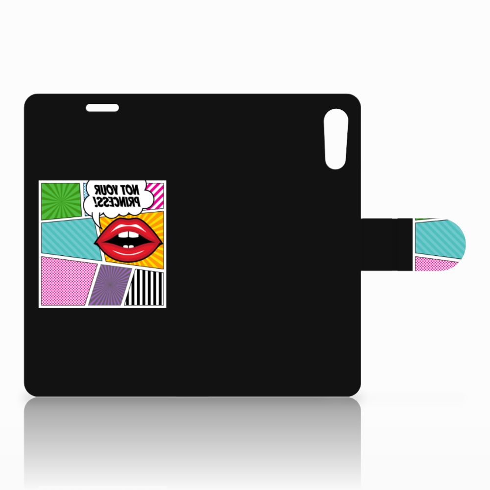 Sony Xperia XZ | Sony Xperia XZs Wallet Case met Pasjes Popart Princess