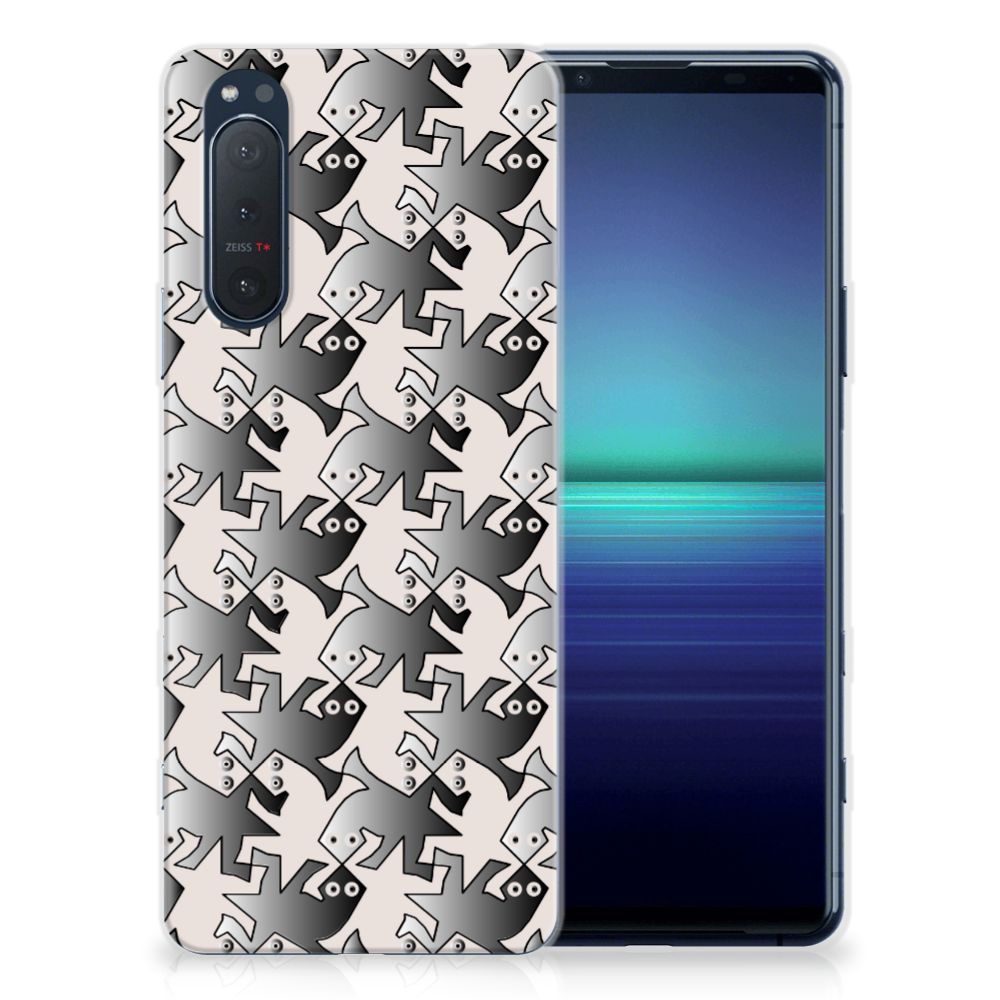 Sony Xperia 5II TPU Hoesje Salamander Grey B2C Telecom