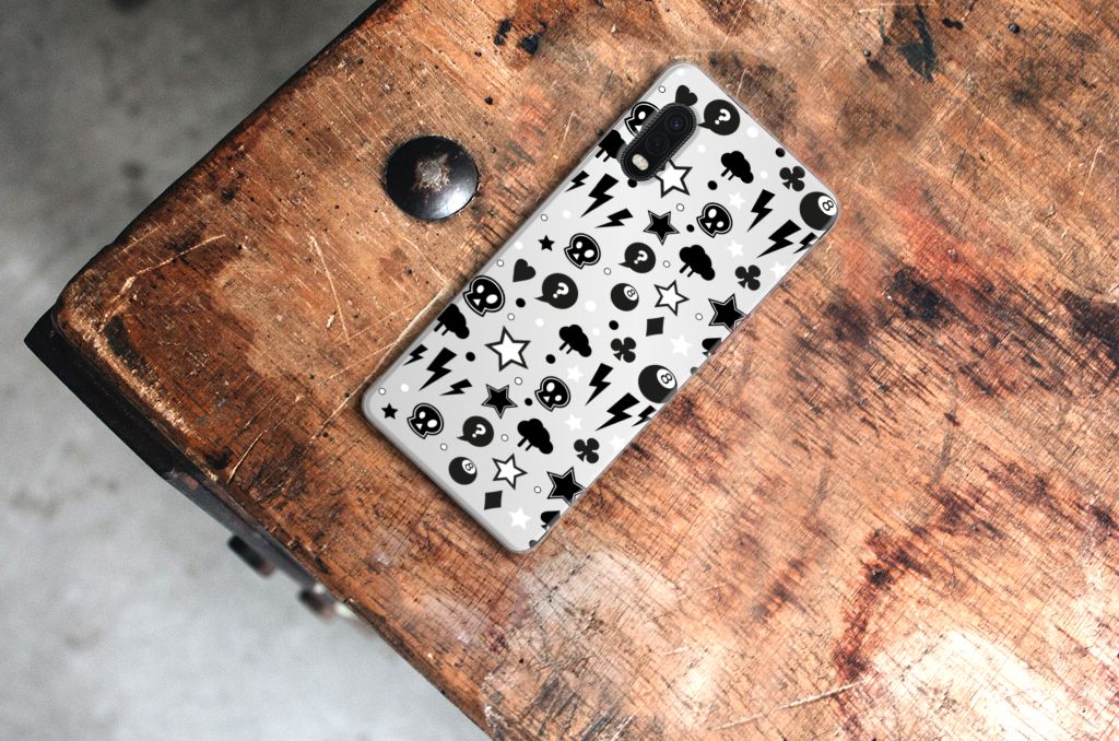 Silicone Back Case Samsung Xcover Pro Silver Punk B2C Telecom