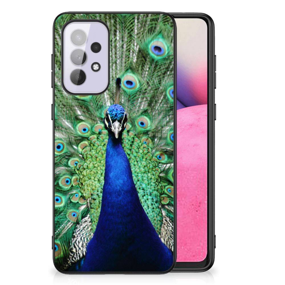 Samsung Galaxy A33 5G Dierenprint Telefoonhoesje Pauw