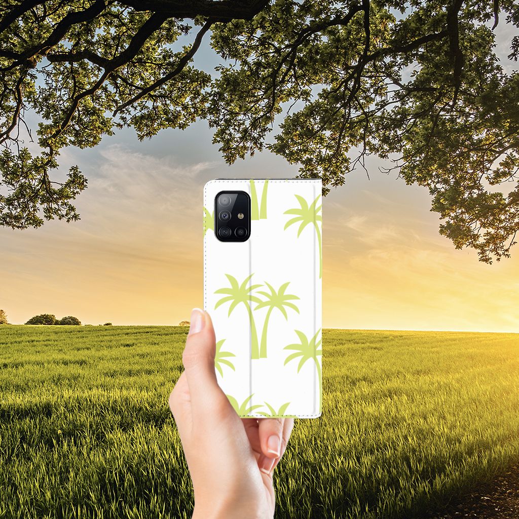 Samsung Galaxy A71 Smart Cover Palmtrees - B2C Telecom
