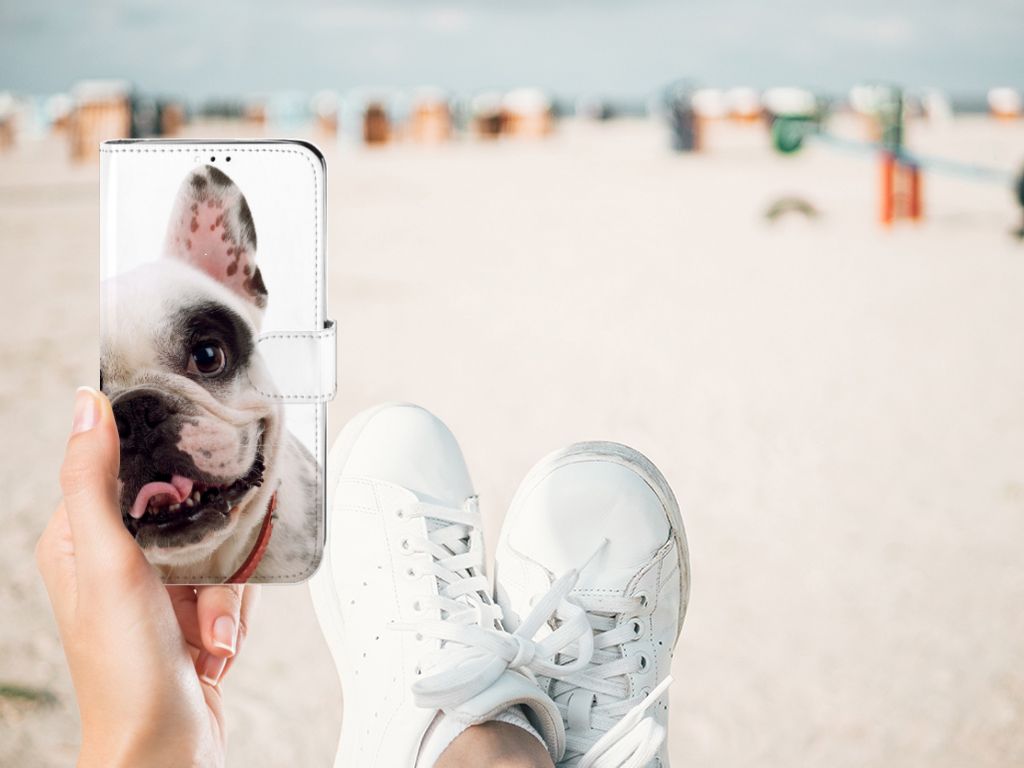 Motorola Moto G7 | G7 Plus Telefoonhoesje met Pasjes Franse Bulldog