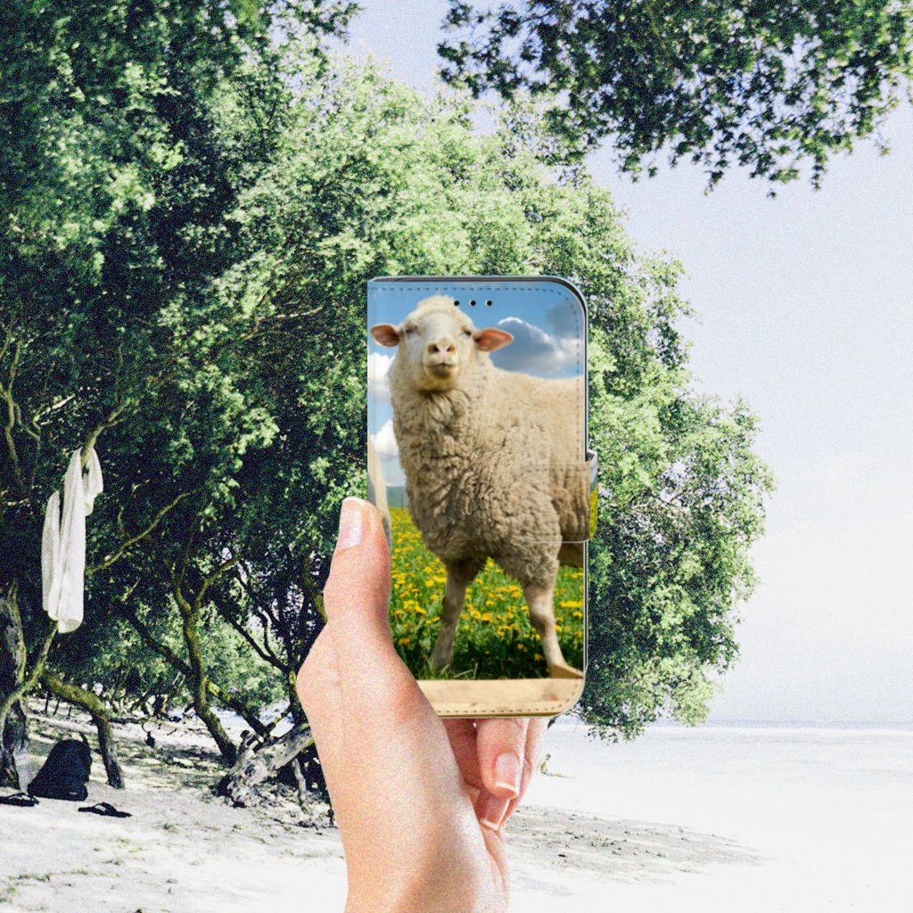 Apple iPhone 11 Pro Telefoonhoesje met Pasjes Schaap en Lammetje