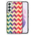 Samsung Galaxy S22 Back Case Zigzag Multi Color
