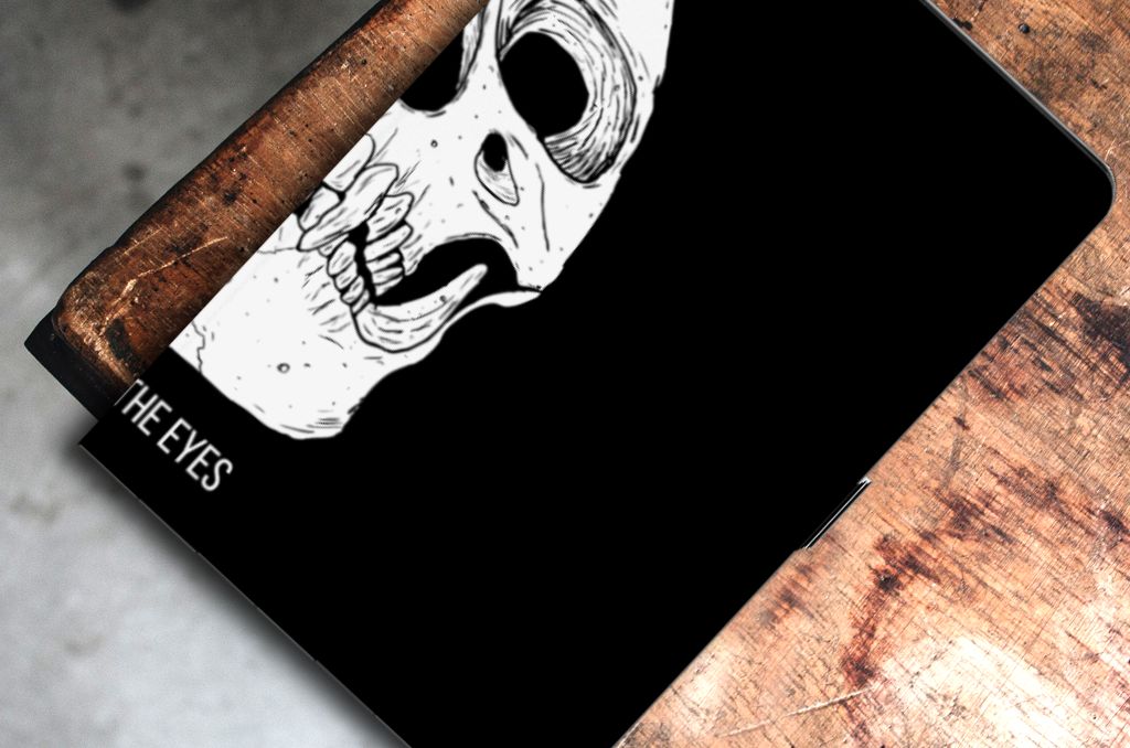 Tablettasje Samsung Galaxy Tab S7 FE | S7+ | S8+ Skull Eyes
