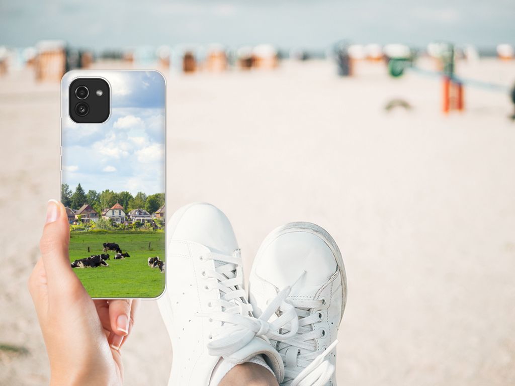 Samsung Galaxy A03 TPU Hoesje Koeien B2C Telecom