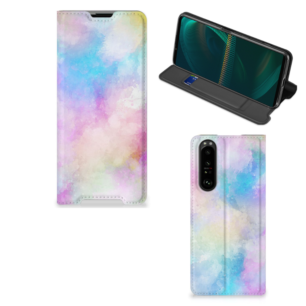 Bookcase Sony Xperia 5 III Watercolor Light - B2C Telecom