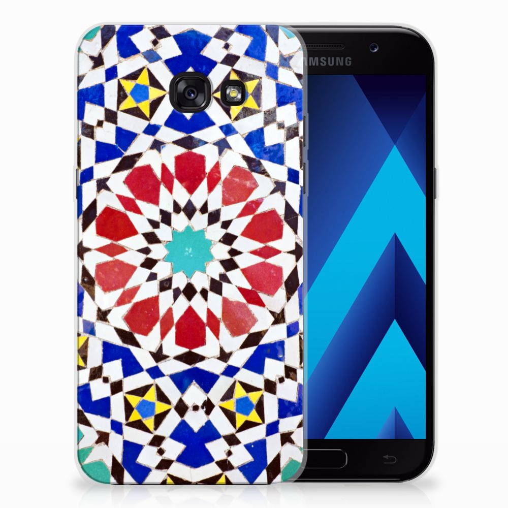 Samsung Galaxy A5 2017 TPU Siliconen Hoesje Mozaïek