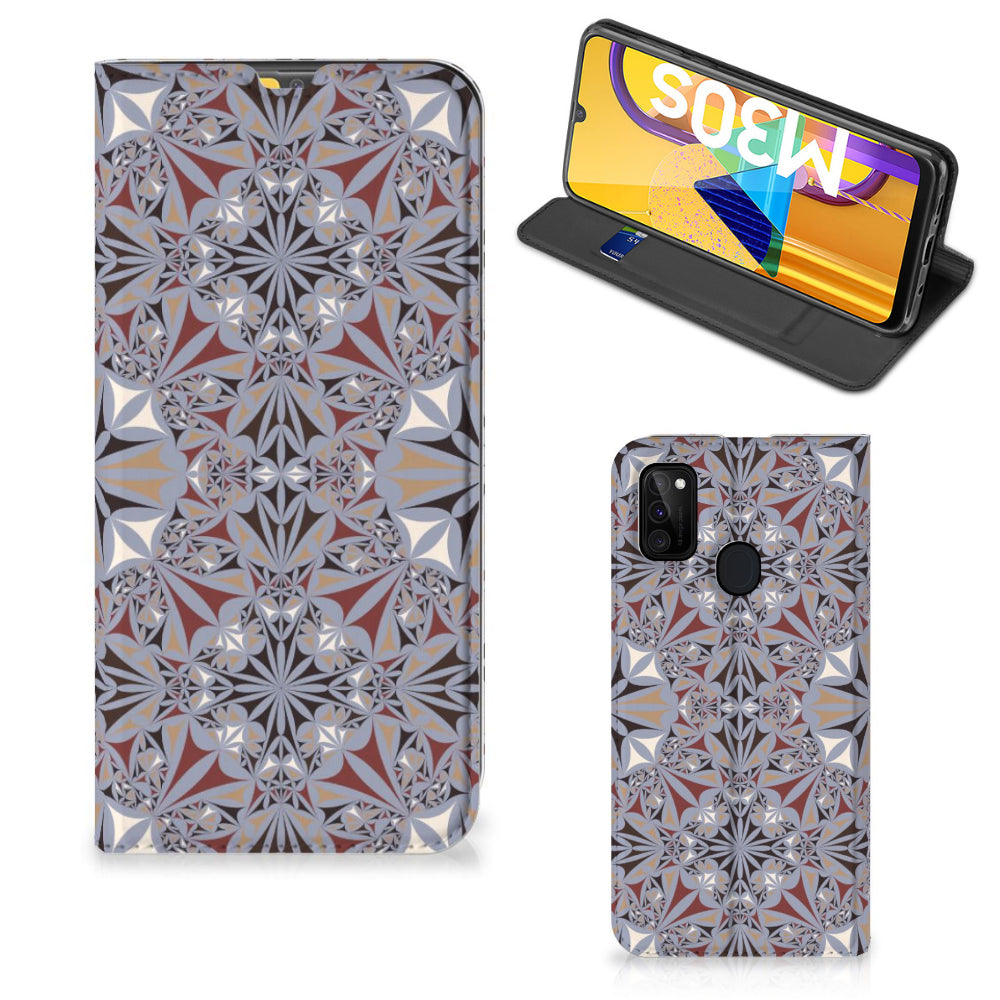 Samsung Galaxy M30s | M21 Standcase Flower Tiles
