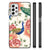 Dierenprint Telefoonhoesje voor Samsung Galaxy A23 Pink Peacock B2C Telecom